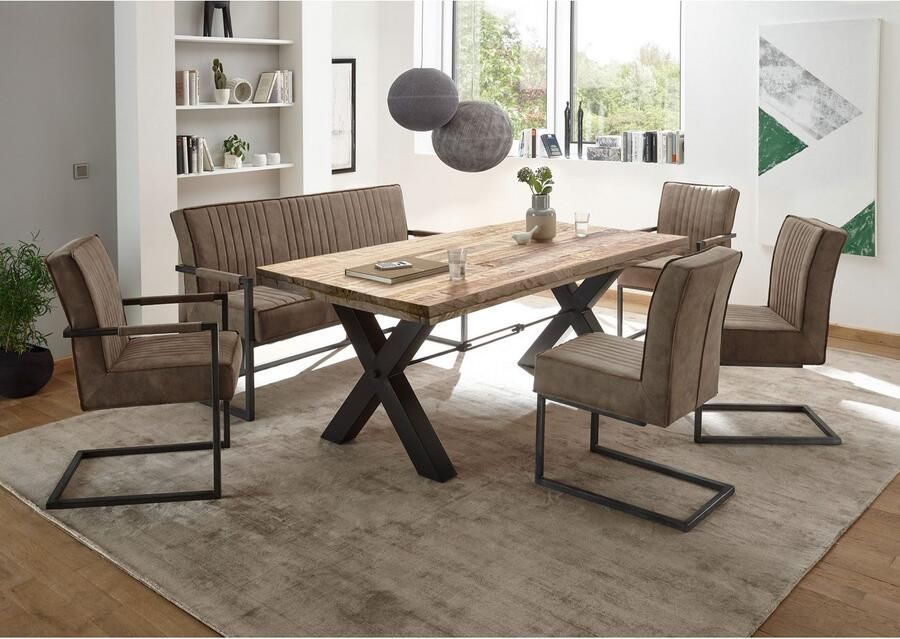 OTTO Stolkom Vrijdragende stoel LINDA Verenkern in de zitting (set 2 stuks)