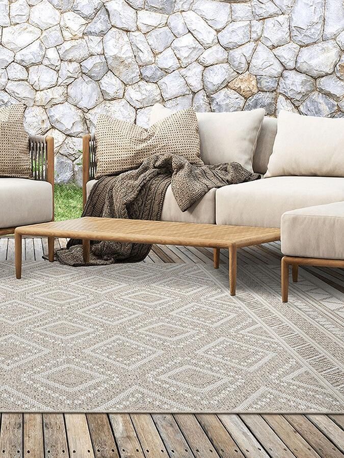 OTTO The carpet Vloerkleed Calgary moderne robuuste binnen- en buitenkleed - Foto 3