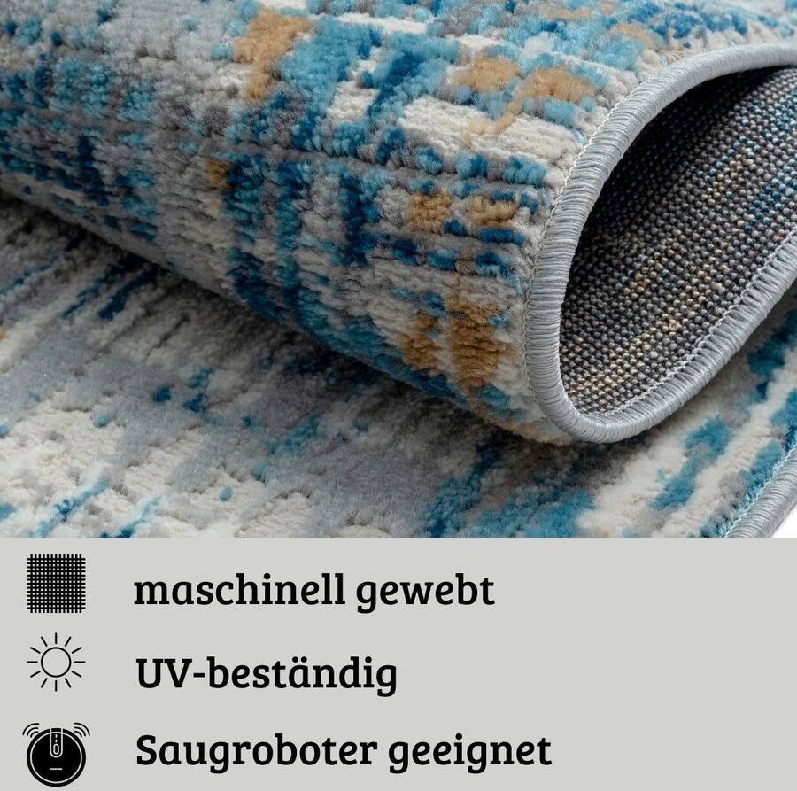 OTTO Vloerkleed Niamh MAGAZIJNOPRUIMING! Kortpolig modern ontwerp onderhoudsvriendelijk woonkamer - Foto 5
