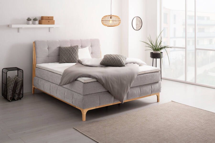 OTTO products Boxspring Jelle gecertificeerde gerecyclede overtrekstoffen verschillende uitvoeringen (5-delig) - Foto 11