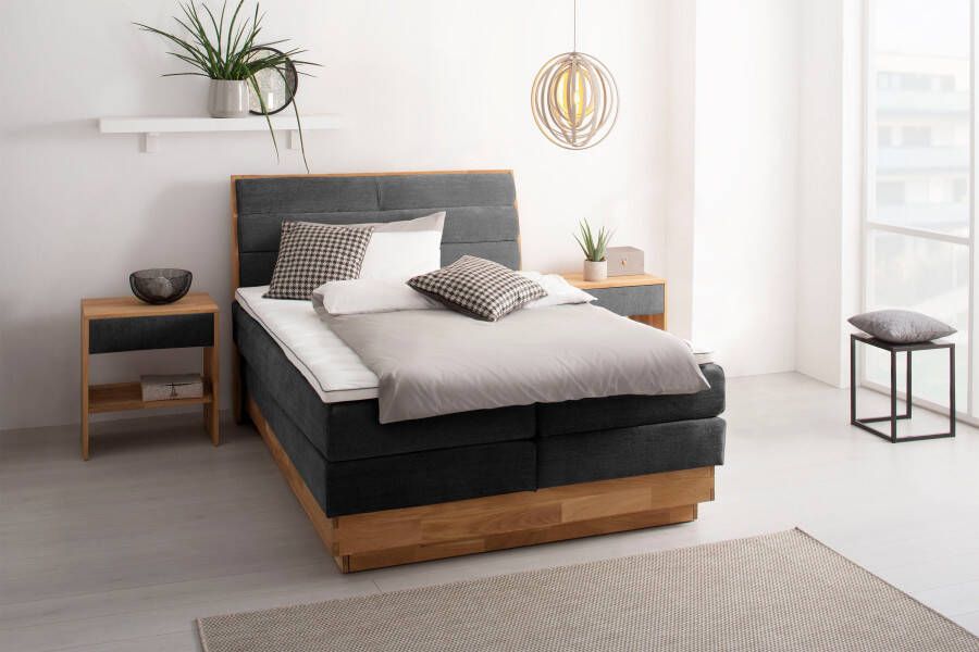 OTTO products Boxspring JENNA zonder ledverlichting met gecertificeerde gerecyclede overtrekstoffen - Foto 15