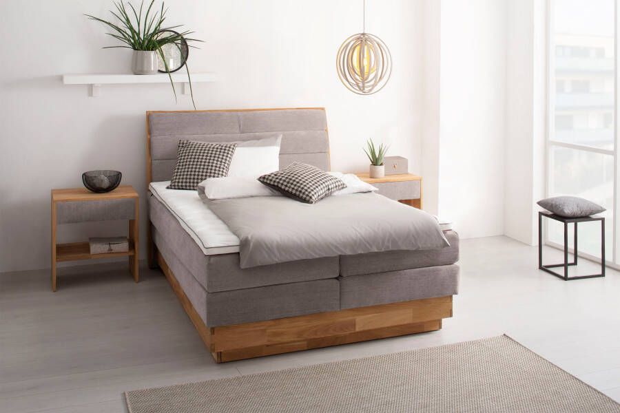 OTTO products Boxspring JENNA zonder ledverlichting met gecertificeerde gerecyclede overtrekstoffen