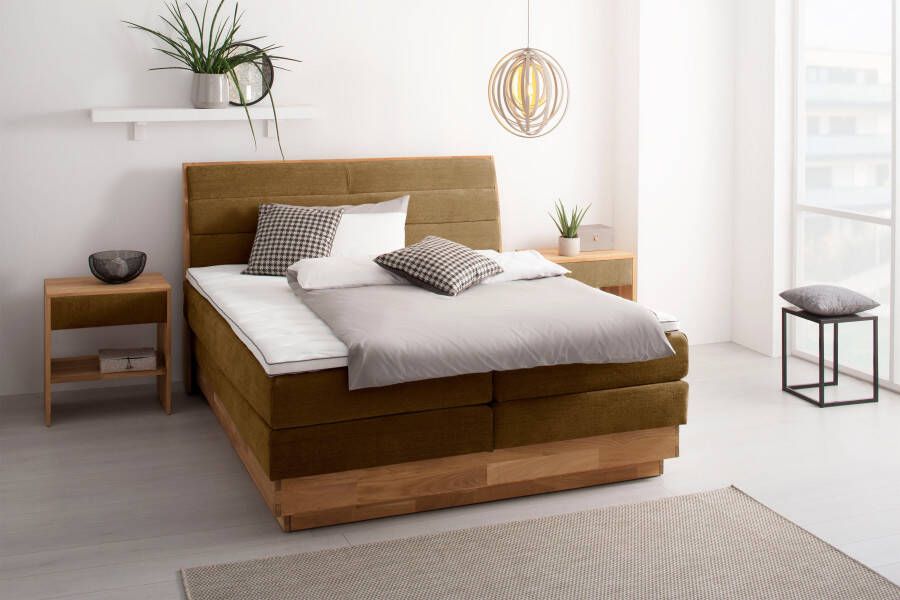 OTTO products Boxspring JENNA zonder ledverlichting met gecertificeerde gerecyclede overtrekstoffen - Foto 12