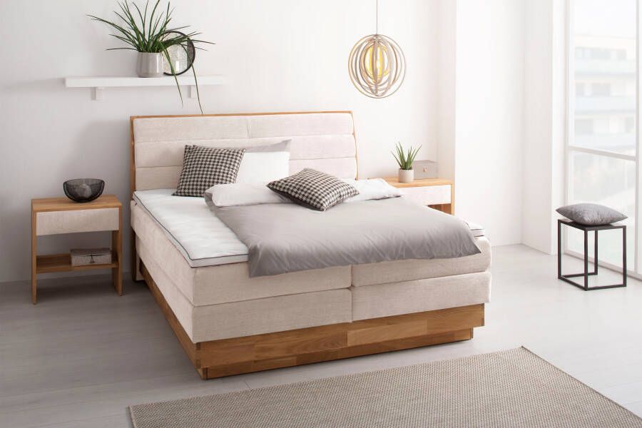 OTTO products Boxspring JENNA zonder ledverlichting met gecertificeerde gerecyclede overtrekstoffen - Foto 12