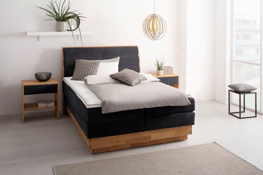 OTTO products Boxspring JENNA zonder ledverlichting met gecertificeerde gerecyclede overtrekstoffen
