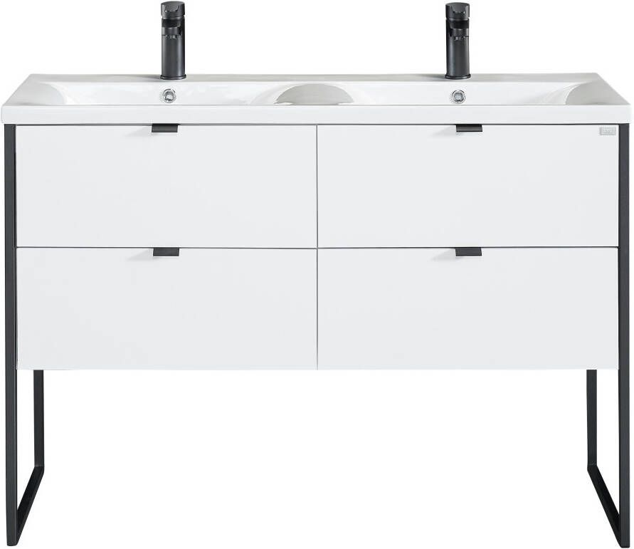 OTTO products Dubbele wastafel Netta Wastafelonderkast badkamermeubel in breedte 120 cm