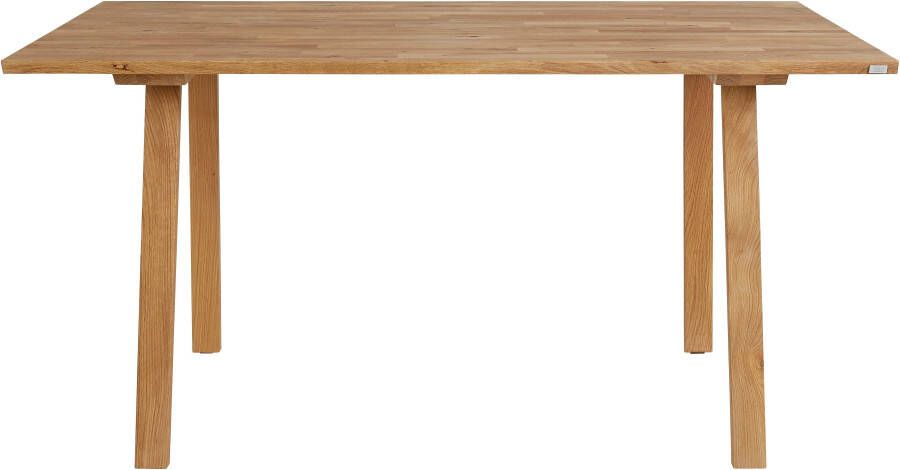 OTTO products Eettafel Alessja Breedte 130 of 150 cm eiken massief hout met vegan bio-olie behandeld - Foto 11