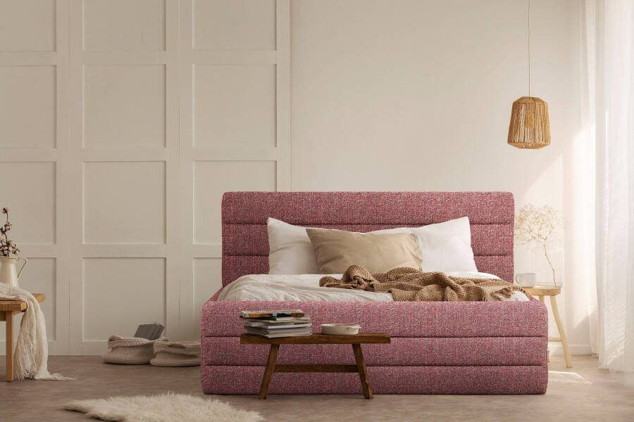 OTTO products Gestoffeerd bed Merrit Dwarsnaad in het hoofd- en voetbord in 5 breedten ook in 220 cm lang - Foto 8