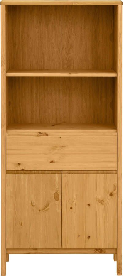 OTTO products Halfhoge kast Jorrick Breedte 60 cm massief grenenhout met bio olie was behandeld - Foto 6