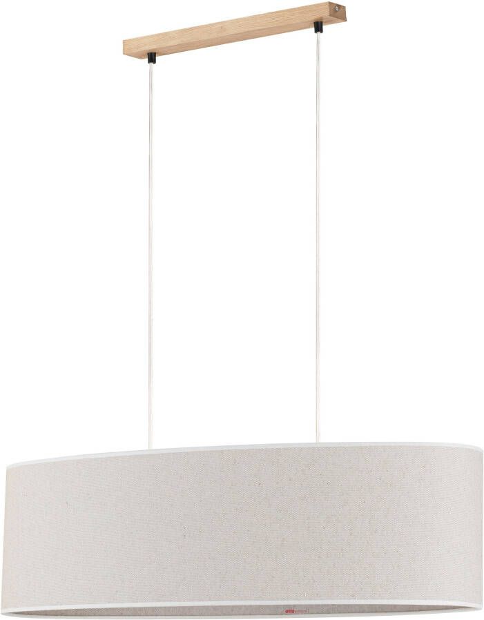 OTTO products Hanglamp EMMO hoogwaardige lampenkap van linnen katoen natuurproduct (1 stuk)