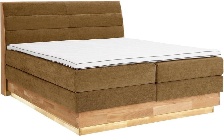 OTTO products Boxspring JENNA in verschiedenen Farben und Breiten erhältlich Ledverlichting met gecertificeerde gerecyclede overtrekstoffen - Foto 9