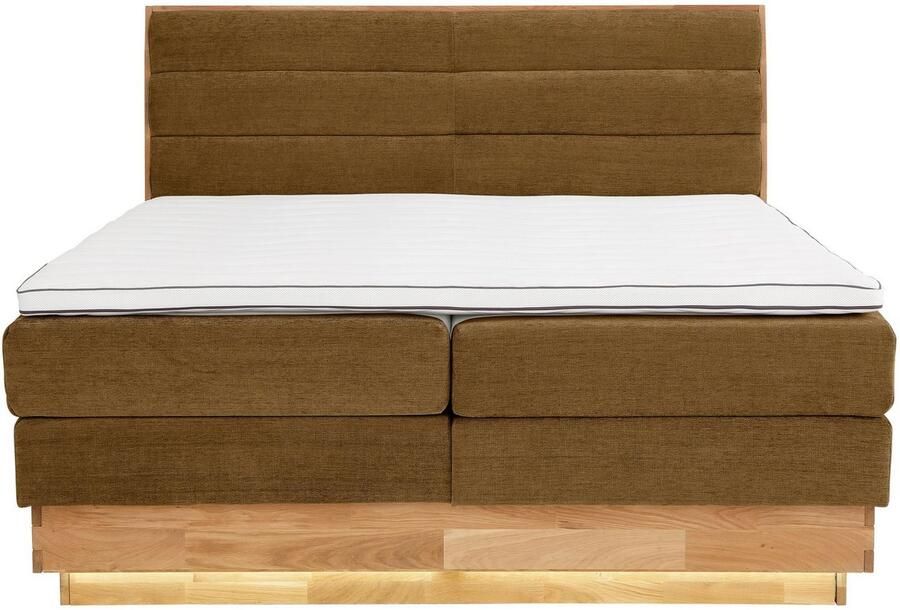 OTTO products Boxspring JENNA in verschiedenen Farben und Breiten erhältlich Ledverlichting met gecertificeerde gerecyclede overtrekstoffen - Foto 3