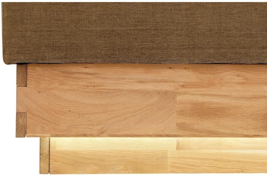 OTTO products Boxspring JENNA in verschiedenen Farben und Breiten erhältlich Ledverlichting met gecertificeerde gerecyclede overtrekstoffen - Foto 7