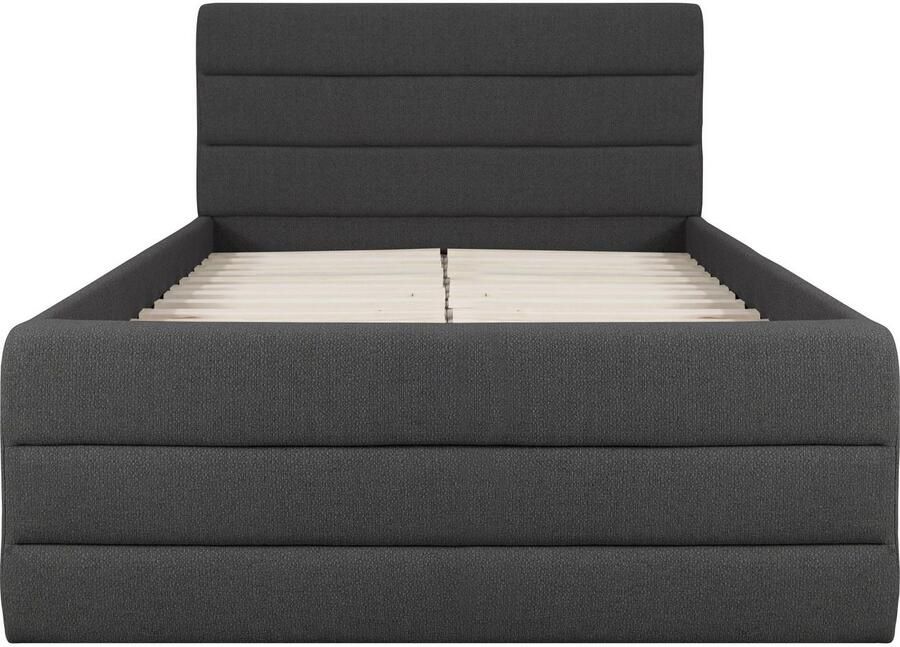 OTTO products Gestoffeerd bed Merrit Dwarsnaad in het hoofd- en voetbord in 5 breedten ook in 220 cm lang - Foto 3