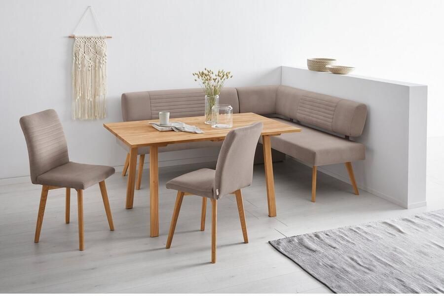 OTTO products Hoekbank Alessja Breedte lange zijde 192 of 212 cm frame van massief eiken - Foto 5