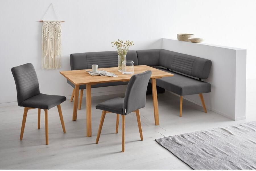 OTTO products Hoekbank Alessja Breedte lange zijde 192 of 212 cm frame van massief eiken - Foto 5