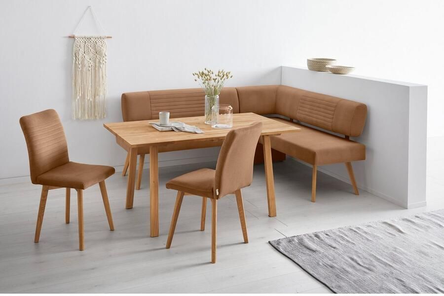 OTTO products Hoekbank Alessja Breedte lange zijde 192 of 212 cm frame van massief eiken - Foto 5