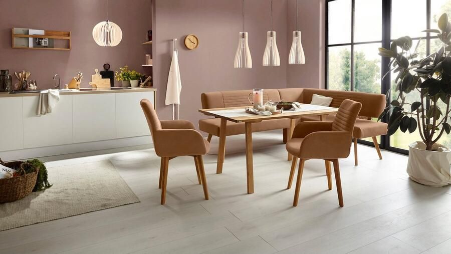 OTTO products Hoekbank Alessja Breedte lange zijde 192 of 212 cm frame van massief eiken - Foto 7