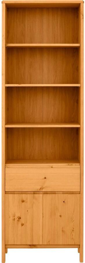 OTTO products Hoge kast Jorrick Breedte 60 cm massief grenenhout met bio olie was behandeld - Foto 9