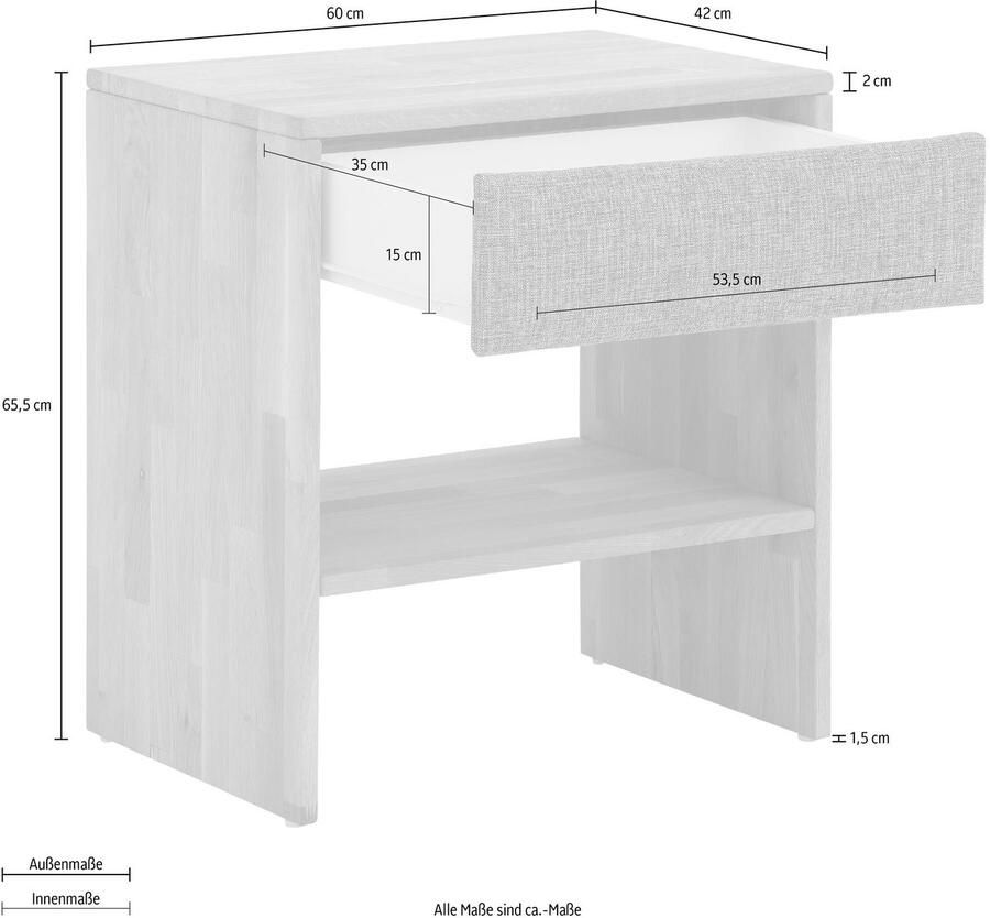 OTTO products Nachtkastje Callum passend bij de boxspring-serie jelle - Foto 1