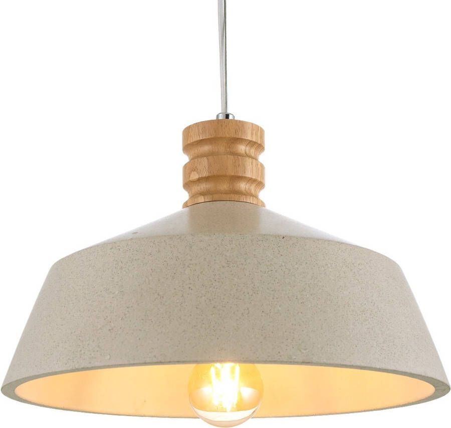 Paco Home Hanglamp Kotter Led E27 lamp voor woonkamer eetkamer keuken in hoogte verstelbaar