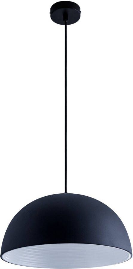 Paco Home Hanglamp SAWYER Hanglamp eetkamer keukenlamp hangend 1 5m textielen kabel Ø 40 5 cm