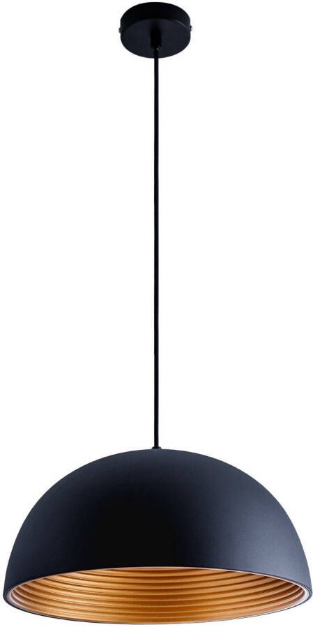 Paco Home Hanglamp SAWYER Hanglamp eetkamer keukenlamp hangend 1 5m textielen kabel Ø 40 5 cm - Foto 1