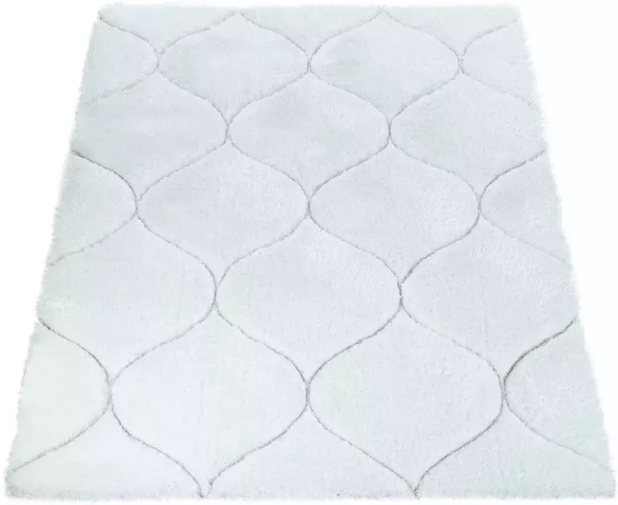 Paco Home Hoogpolig vloerkleed Palma 333 Hoogpolige shaggy ornamenten effectgaren voor lichte glans 3D-design