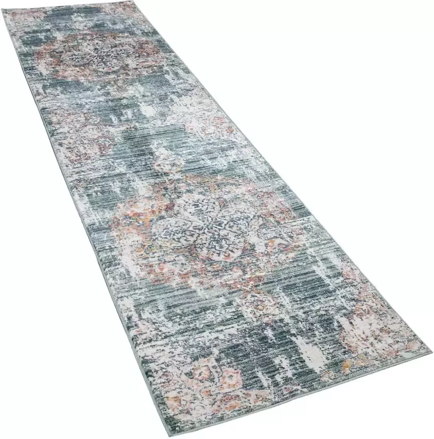 Paco Home Loper Herbete 733 Tapijtloper korte pool oriënt-look vintage-design ideaal in de hal & slaapkamer