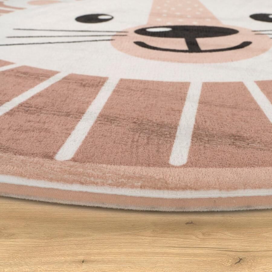 Paco Home Kindervloerkleed Chicos 556 Platweefsel motief leeuw kinderkamer - Foto 2