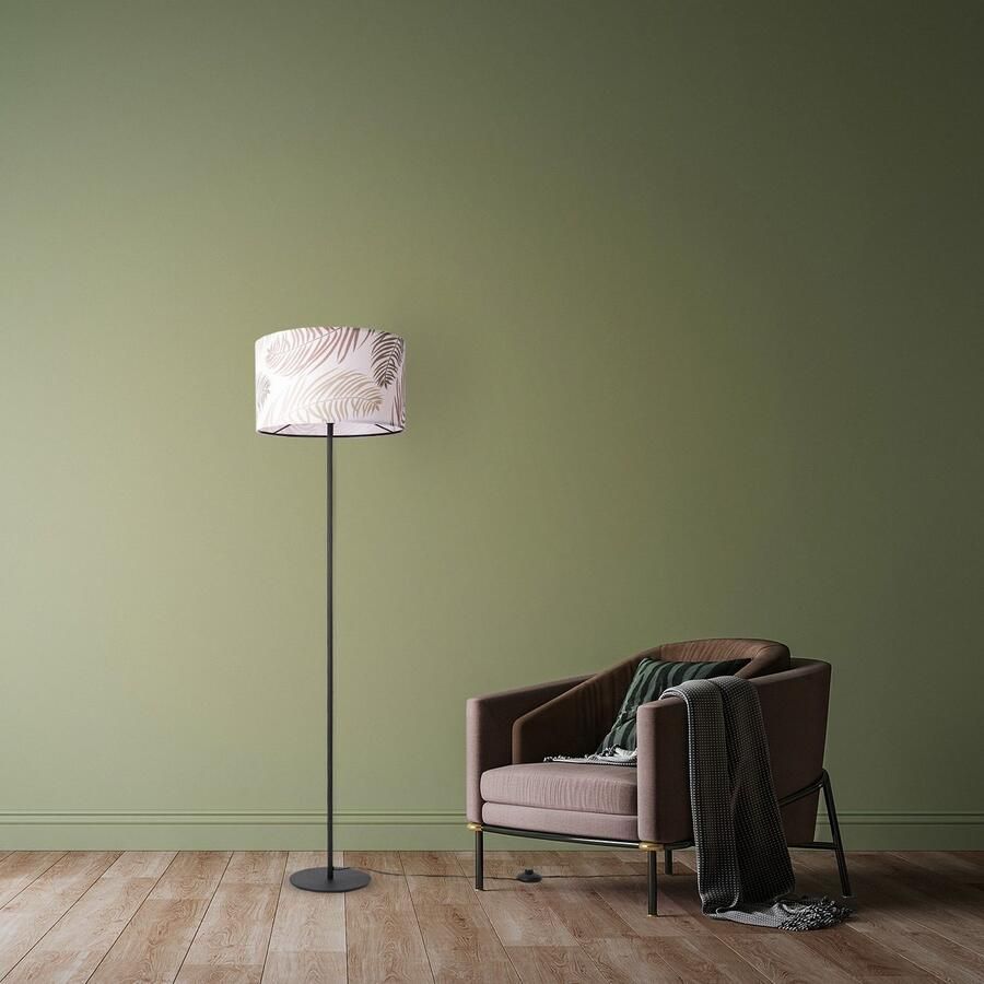 Paco Home Staande lamp Kuba 123 Woonkamer vloerlamp slaapkamer lampen E27 decoratie woonkamer palm