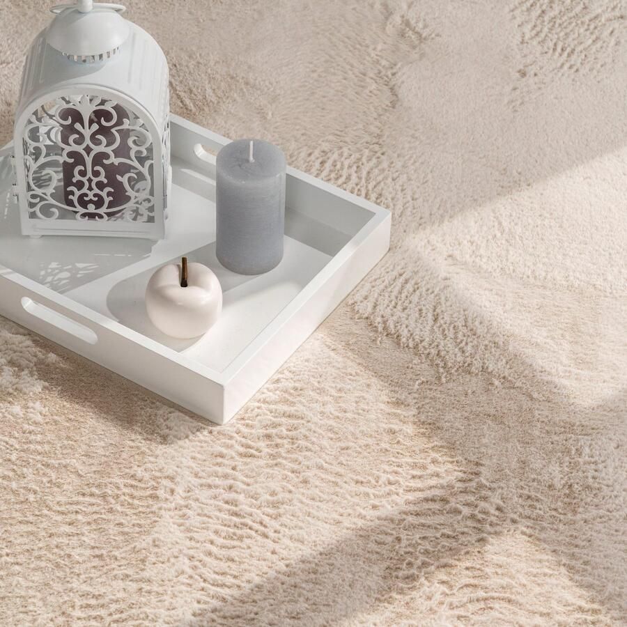 Paco Home Vachtvloerkleed Imitatiebont Soft 380 Lange pool heerlijk zacht vloerkleed bijzonder zacht unikleuren - Foto 3