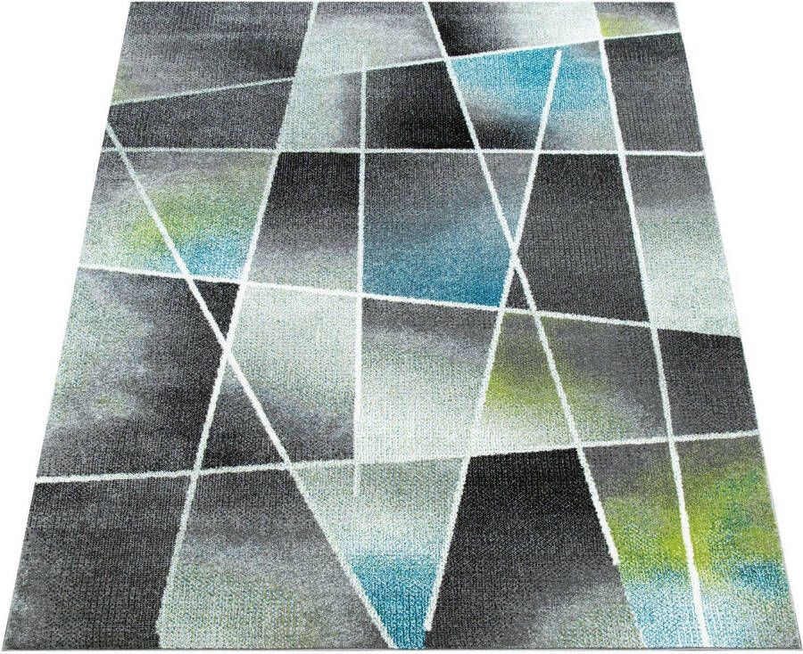 Paco Home Designervloerkleed Laagpolig Vloerkleed Met Abstract Patroon Kleurverloop Kleurrijk 60x100 cm - Foto 2