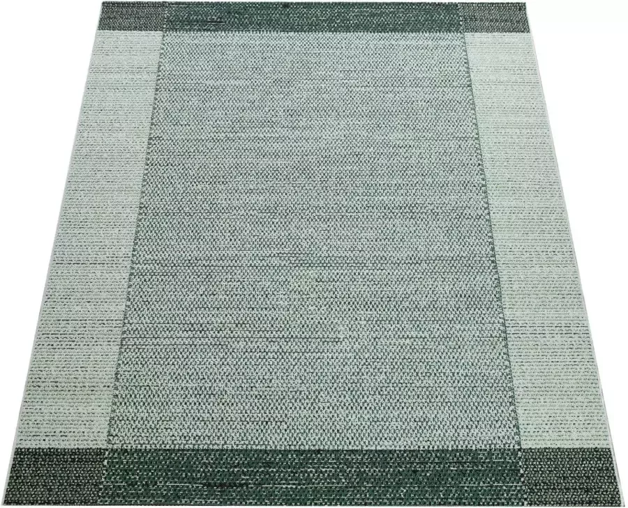 Paco Home Vloerkleed Ostende 538 Platweefsel mêlee met randdessin geschikt voor binnen en buiten