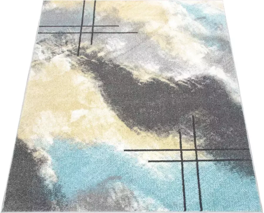 Paco Home Vloerkleed Petit 481 Korte pool modern abstract motief pastelkleuren - Foto 1