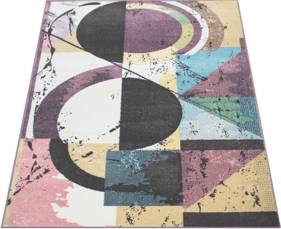 Paco Home Vloerkleed Petit 484 Korte pool modern abstract motief pastelkleuren - Foto 5