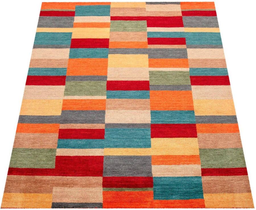 Paco Home Wollen kleed Gabbeh 305 Korte pool met de hand geweven zuivere wol gabbeh-stijl patchworkdesign - Foto 2