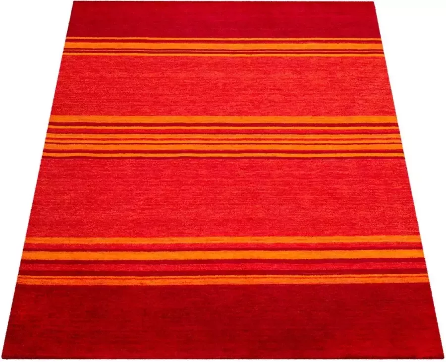 Paco Home Wollen kleed Gabbeh 307 Korte pool met de hand geweven zuivere wol gabbeh-stijl gestreept woonkamer - Foto 2