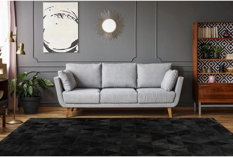 Padiro Vachtvloerkleed Lavin 325 leren vloerkleed - Foto 5