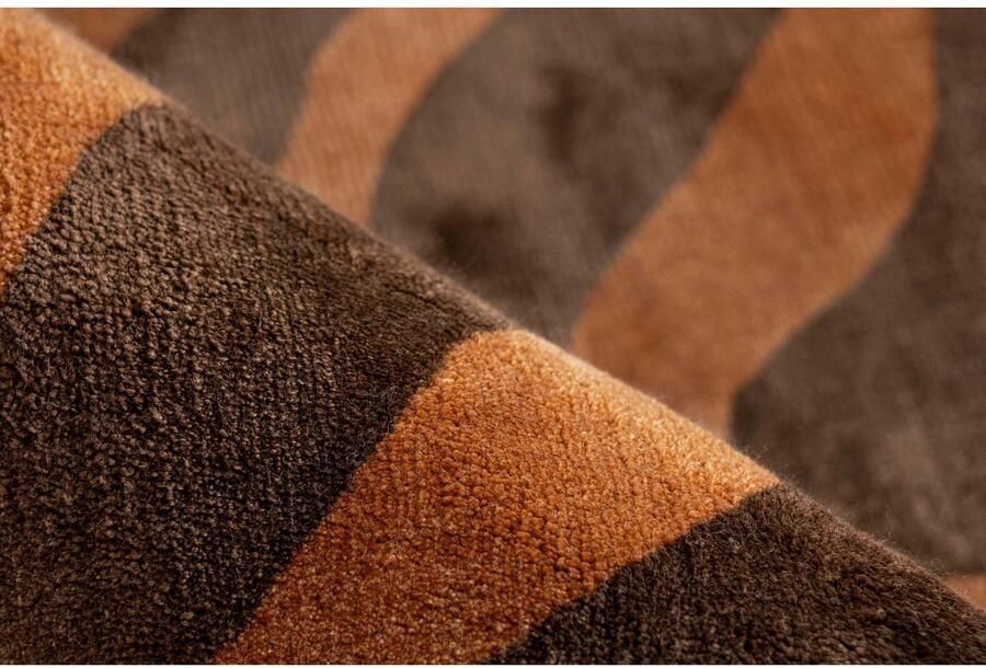 Floraya Sinai 125 Brown Dunkelbraun 80× 150cm Stylish Home Decor Rug - Foto 3