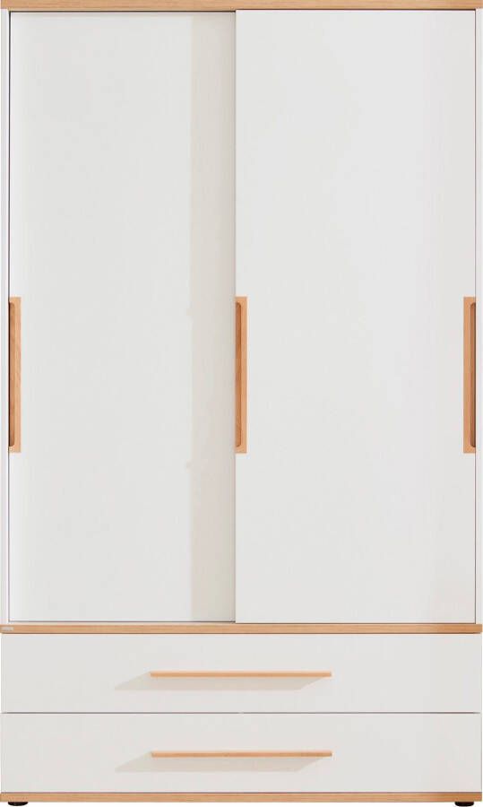 PAIDI Kinderwelten Kledingkast YOLANDA 2T2S smal Schuifdeuren met hoogwaardige aluminium rails 2 lades - Foto 9