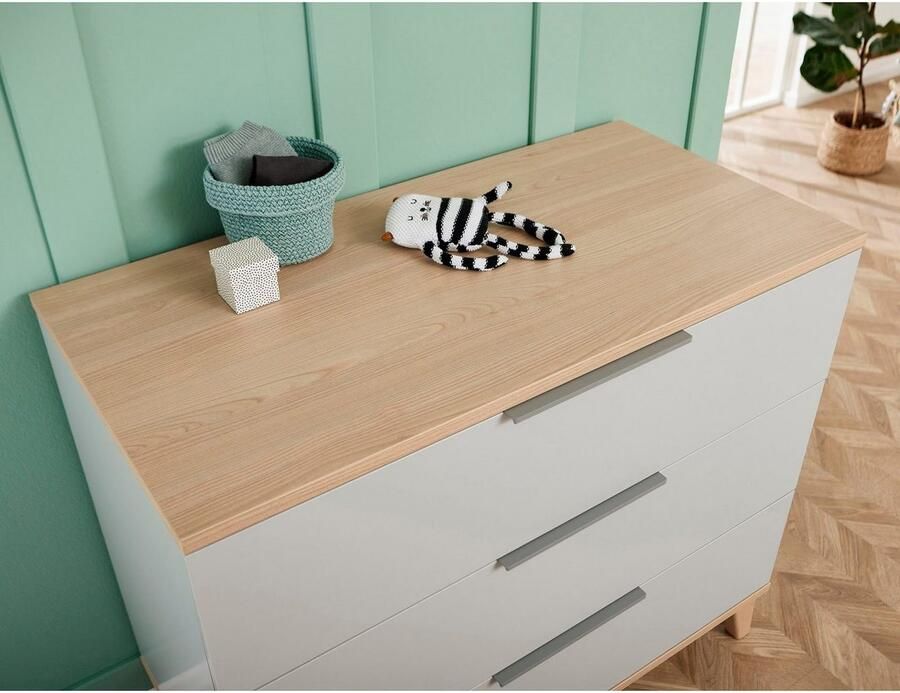 PAIDI Kinderwelten Commode Fiene 3 laden bovenste lade volledig uittrekbaar - Foto 4