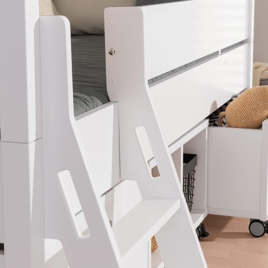 PAIDI Kinderwelten Huisbed TINY HOUSE Speelbed met glijbaan en valbeveiliging individueel aanpasbaar - Foto 2