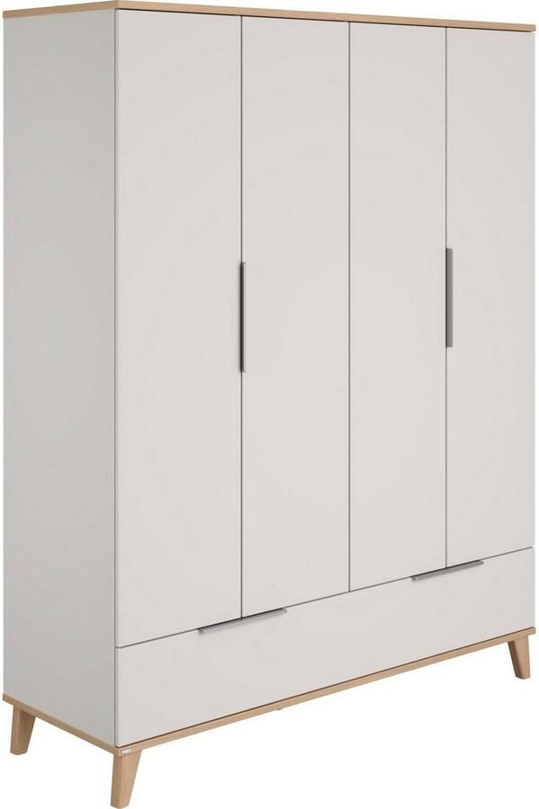 PAIDI Kinderwelten Kledingkast Fiene kinder kledingkast veel ruimte en opslagruimte met legplanken en kledingstang ook ideaal voor de tienerkamer - Foto 6