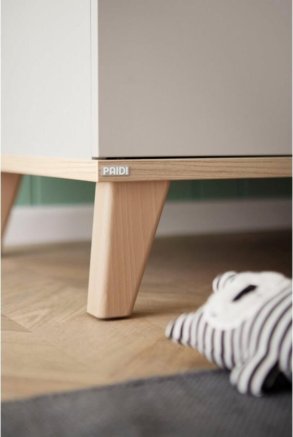 PAIDI Kinderwelten Kledingkast Fiene kinder kledingkast veel ruimte en opslagruimte met legplanken en kledingstang ook ideaal voor de tienerkamer - Foto 5