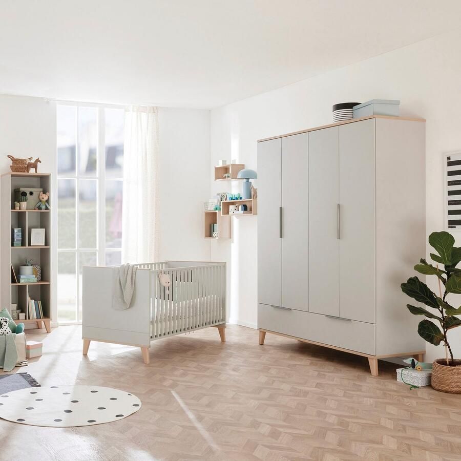 PAIDI Kinderwelten Kledingkast Fiene kinder kledingkast veel ruimte en opslagruimte met legplanken en kledingstang ook ideaal voor de tienerkamer