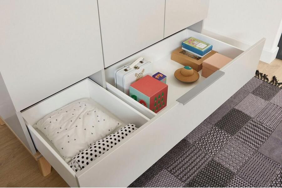 PAIDI Kinderwelten Kledingkast Fiene kledingkast voor de kinderkamer veel opbergruimte met legplanken en kledingstangen - Foto 5