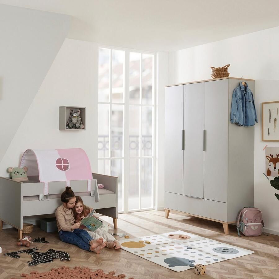 PAIDI Kinderwelten Kledingkast Fiene kledingkast voor de kinderkamer veel opbergruimte met legplanken en kledingstangen