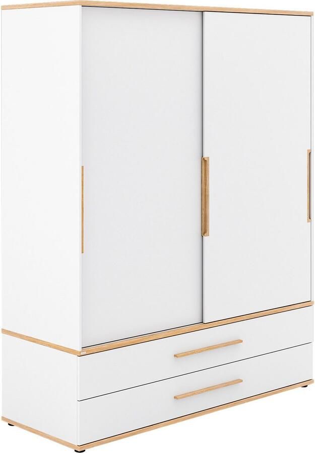 PAIDI Kinderwelten Kledingkast YOLANDA 2T2S breed Schuifdeuren met hoogwaardige aluminium rails 2 lades - Foto 8