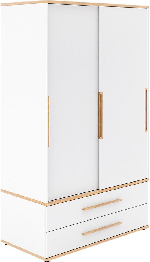 PAIDI Kinderwelten Kledingkast YOLANDA 2T2S smal Schuifdeuren met hoogwaardige aluminium rails 2 lades - Foto 8